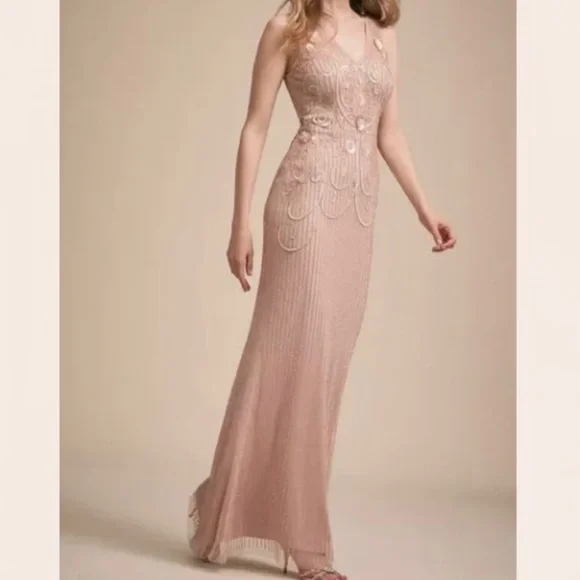 BHLDN Dresses Bhldn Kincaid Dress Size 4 Blush Poshmark